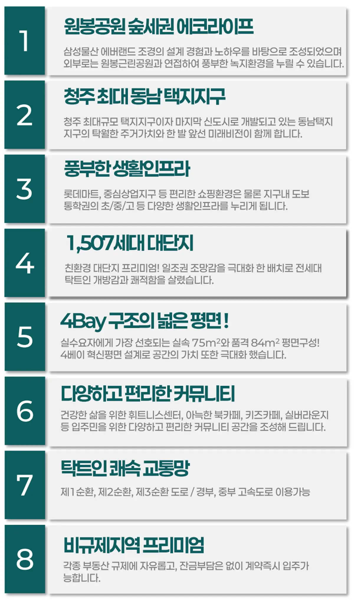 청주 동남택지지구의 개발계획