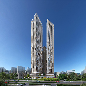 청주 더센트럴리티 아파트일러스트